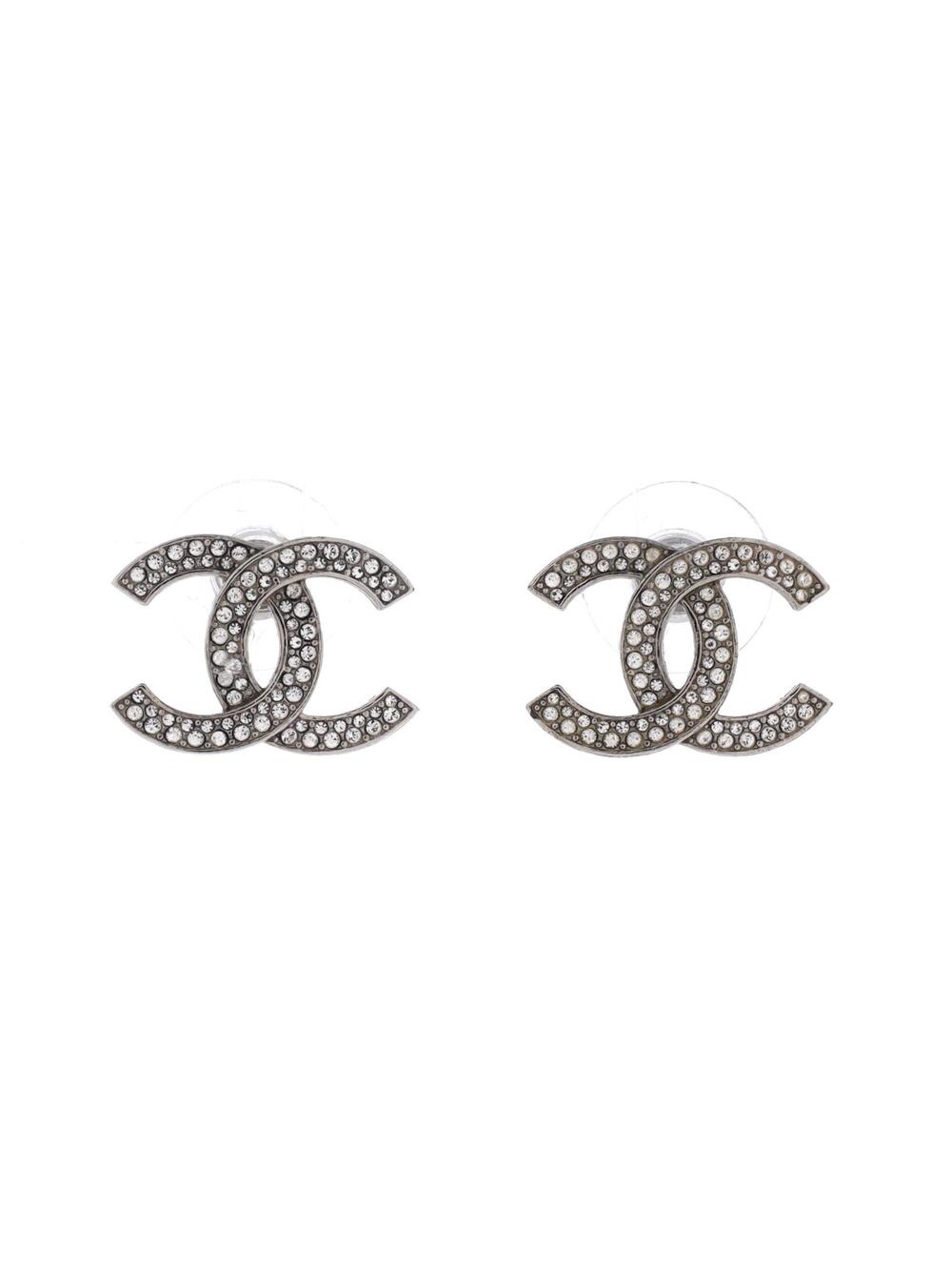 Chanel Cc Stud Earrings Metal With #283579C10B